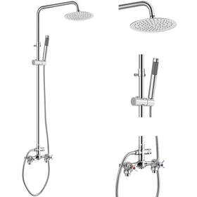 B0b53ffl84 Aolemi Outdoor Shower Kit Fixtures Faucet System 2 Handle With
