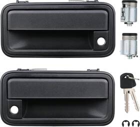Apperfit 445028160108 All Metal Exterior Door Handles With Lock Cylinders And Keys Compatible