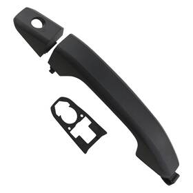 Dh136-fl Apperfit Door Handle With Gasket Set - Front Exterior Lh Textured Black Fl