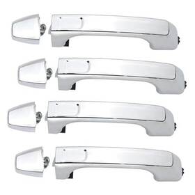 Dh151crm-4n Apperfit New Exterior Door Handle With End Cap 15794315 15932907 For Chrome 4 Pcs