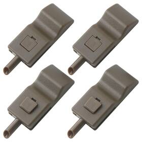 Dl031 Apperfit Door Lock Knob 4pcs Compatible With 2007-2014 Chevy Avalanche Silvera