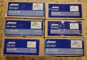 03-r60-r7 Arrow Arrow/assa Abloy Rk01 Bd 03 Knob Locksets 6 Passage Brushed Nickel