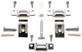 Adsph37000050065001 Art Display Systems T-lock Security Hangers Locking Hardware 2 Sets Wood Frame Picture