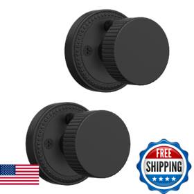 B0dnq6w2w9 Asidrama 2 Pack Black Privacy Door Knobs With Lock Bedroom/bathroom Heavy Duty