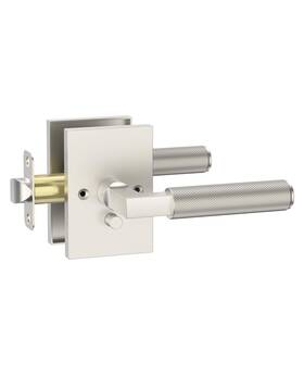 B0fsc9nt9y Asidrama 1 Pack Privacy Brushed Satin Nickel Door Handles Lever With K