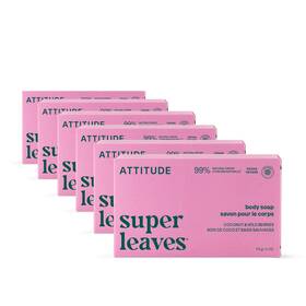 B0f7t7xvhn Attitude Body Soap Bar Natural Origin Protects And Softens Dry Skin Watercres