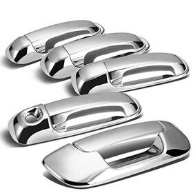 Ad-chc-005 Auto Dynasty Chc-292 Tailgate Door Handle Cover Chrome For 2002- 2008 Dodge Ram 4dr