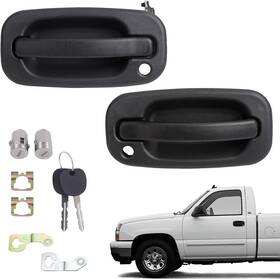 Auto Parts 313107185137 Chevy Gmc Cadillac Exterior Door Handle Locks 2 Pairs 1999-2007