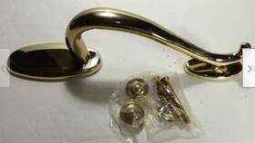2602.003 Baldwin 6.5 Inch C To Lexington Style Door Pull W Plates - Lifetime Polished Brass