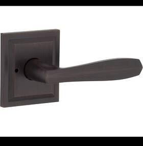 353tolslb11pcp6 Baldwin Prestige Series Torrey Lever Door Handle Bed And Bath Venetian Bronze