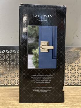 354tol Baldwin Prestige Torrey Pines Interior Keyed Entry Door Handle Satin Brass New