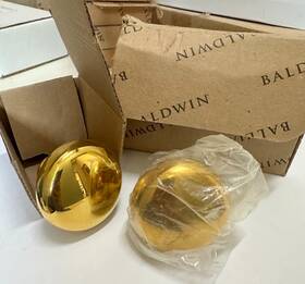 5000.031.imr Baldwin Bladwin Knob Unlacquered Brass 5000