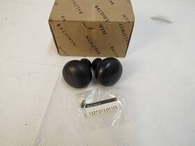 5000.102.mr Baldwin Knob Set Of 2 X Less Rose Oil Rubbed Bronze