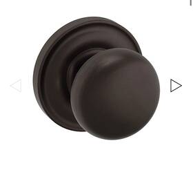 5000-pass-402 Baldwin Reserve 5000-fd 402 Distressed Bronze Dummy Door Knob Set Round Rose