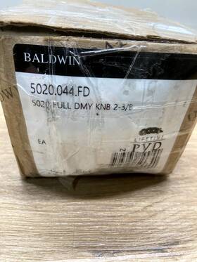 5020044fd Baldwin - Dummy Set Knobset Lifetime Satin Brass