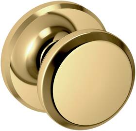 5023031idm Baldwin 5023.idm 5023 Non-turning One-sided Dummy Door Knob - Brass