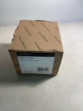 5025033priv Baldwin Privacy Knob Set 5048 Rose Vintage Brass - Estate Collecti