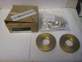 5032.033.i Baldwin 5032.033 Pair Of Estate Rosette For Passage Vintage Brass