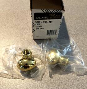 5049-030-mr Baldwin Solid Brass Estate Door Knobs