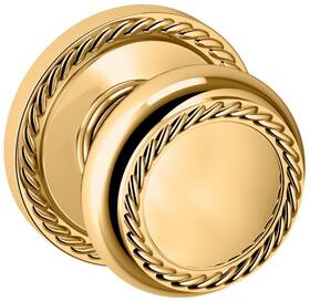 5064003idm Baldwin 5064.idm 5064 Non-turning One-sided Dummy Door Knob - Brass