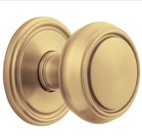 5068033imr Baldwin 5068 033 Imr Knob X Less Rose Vintage Brass