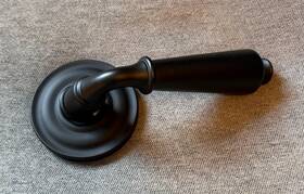 5125.190.pass Baldwin Estate 5125.190. Pass Privacy Lever With Rosette Satin Black