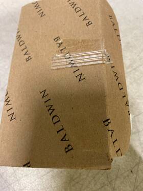 5152260mr Baldwin Estate Levers No Rosettes Lock/latch Purchased Separately