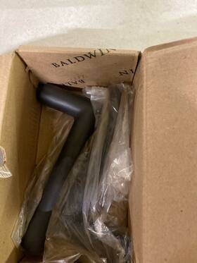 5173102mr Baldwin Oil Rubbed Bronze Pair Of Estate Levers Minus Rosettes