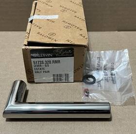 5173s.320.rmr Baldwin Door Right Lever Handle Polished Stainless Steel Nos