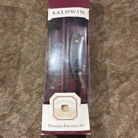 5380.112.ensp Baldwin 5335.402.entr Premium Entrance Set Buckingham Venetian Bronze