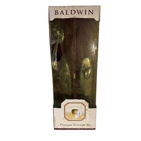 5360.260.fd Baldwin Blakely Handle Set Interior Dummy Brass Core Chrome Finish