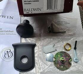 5442.112.idm Baldwin 5420.112.idm Venetian Bronze Half Dummy Door Knob Set Tahoe Complete New