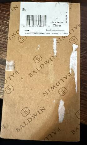 5440v-102 Baldwin Hardware 5440v 102 Rmr Lever Only Oil Rubbed Bronze