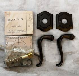 5447v.112.priv Baldwin 5447v.priv 5447v Venetian Bronze Privacy Lockeset