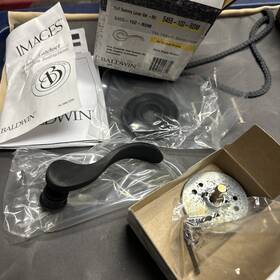 5455-102-rdm Baldwin Right Hand Half Dummy Door Lever Set Rh Oil Rubbed Bronze