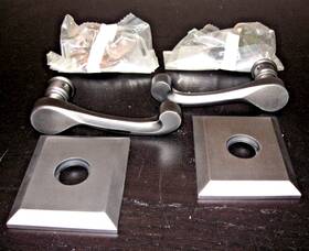 5462.452.rdm Baldwin Solid Brass Half Dummy Lever Set