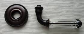 5845-112-rdmrd Baldwin Ashbury Crystal Right Hand Rh Dummy Door Knob Lever / Venetian Bronze