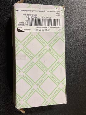 6160031 Baldwin Turn Piece/cylinder Mortise Deadlock 2-3/4 Inch Backset Brass