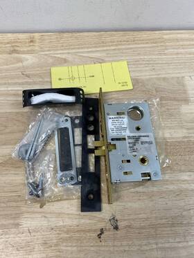 6320102l Baldwin Left Handed Entrance Mortise Lock 2-1/2 Inch Backset - Oil Rubbed Bronze