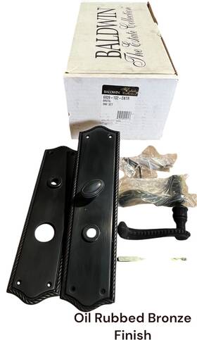 6939-102 Baldwin 6939 Bristol Entry Set With Levers Oil Rubbed Bronze Finish New
