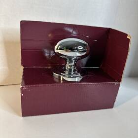 95425.260.idm Baldwin 723079077147 Egg Knob Dummy Trim Polished Chrome Pull Handle