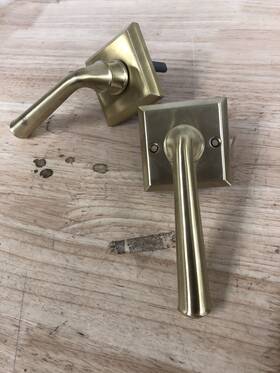 Baldwin 823079611386 Ps.fed.tsr Federal Passage Leverset - Brass