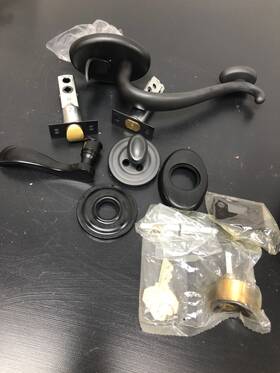 85315.102.rent Baldwin Logan Right Handleset Wave Lever Bronze