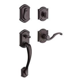 Baldwin 883351610674 Medina Front Entry Handleset With Interior Lever Featuring Smartkey