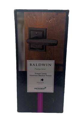 Baldwin 883351654593 351tol-slb Torrey Pines Passage Door Lever Set