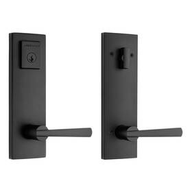 Baldwin 883351759885 Spyglass Front Entry Handleset With Interior Lever Featuring Smartkey Deadb