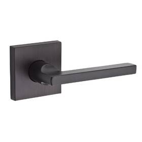 Pssqucsr112 Baldwin 884011470461 Square Passage Door Lever Set With Contemporary Rose