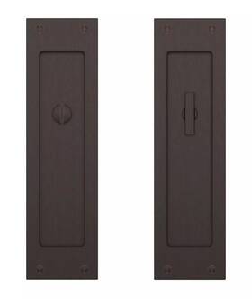 Pd005.112.priv Baldwin 884011756374 Santa Monica Lg Pocket Door Privacy Set Venetian Bronze