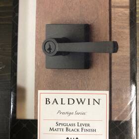 93540-020 Baldwin Entry Door Handle Reversible Lever With Keyed Lock And Smartkey Read