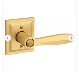 93540-022 Baldwin Prestige Torrey Satin Brass Low Profile Rose Entry Smartkey
